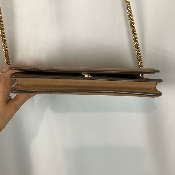 Tory Burch Quilted Leather Fleming Soft Wallet on Chain Bag - Picture 9 of 16